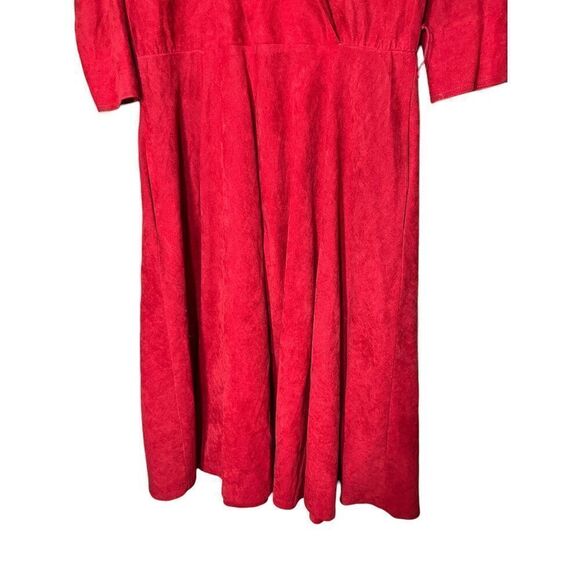 Vintage Sabino 80’s Red Maxi Dress - Picture 3 of 12